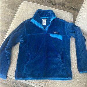 Patagonia Blue Fleece Pullover